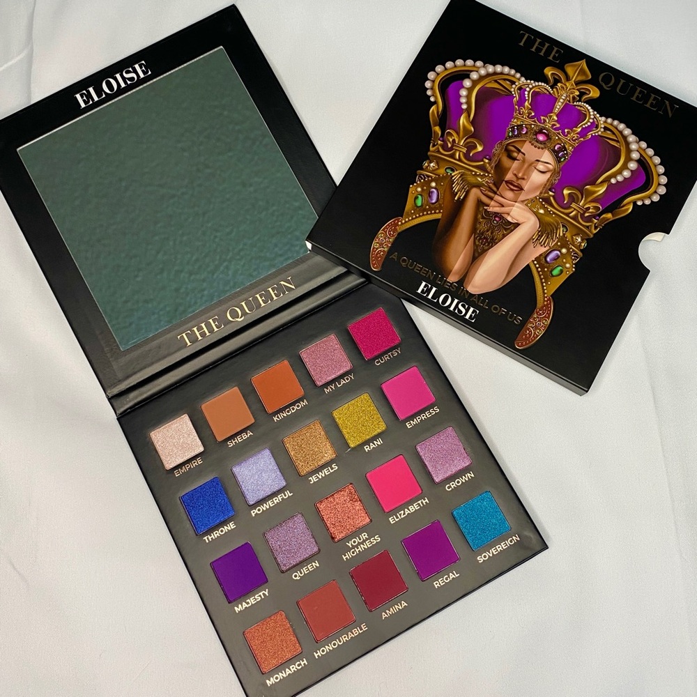 THE QUEEN EYESHADOW PALETTE . VEGAN & CRUELTY FREE 🐰✨💖